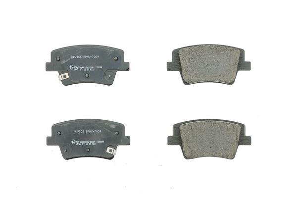 Jeu de 4 plaquettes de frein AISIN ref. BPHY-7009